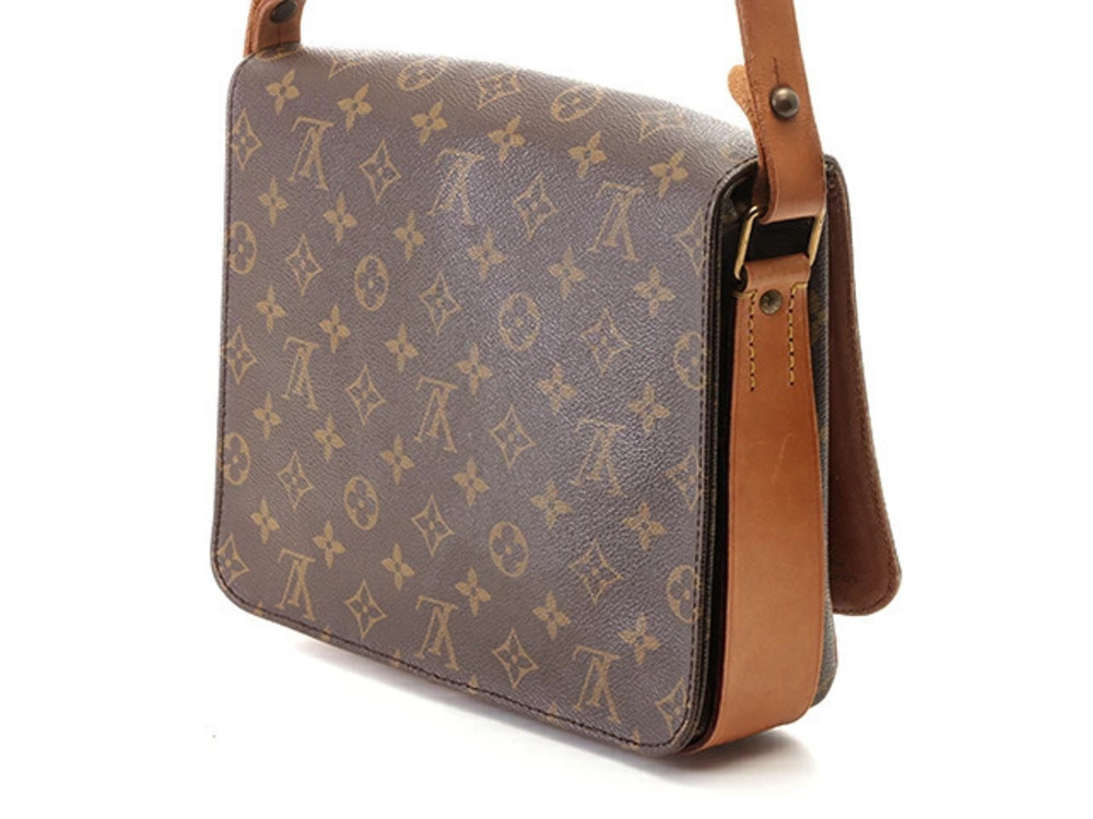 Louis Vuitton Shoulder Bag Cartouchiere Monogram Brown
